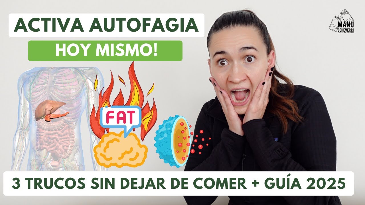🔥ACTIVA AUTOFAGIA SIN AYUNAR 72 HORAS | Limpieza Celular F&aacute;cil 2025 | Manu Echeverri