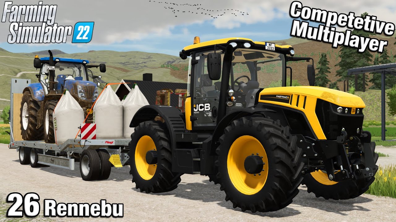 THE NEW TRACTOR IS FINALLY HERE! Rennebu Competitive Multiplayer FS22 Ep 26