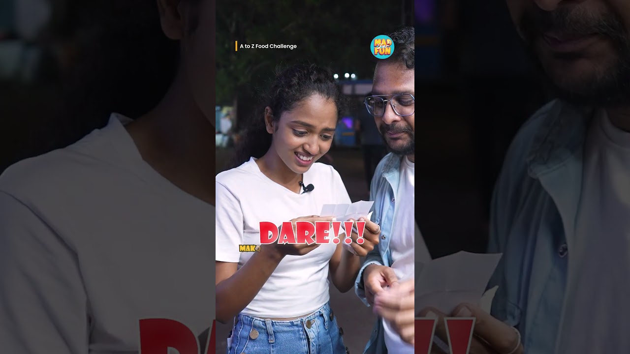A to Z Food Eating Challenge 😋 | #shorts |  Mad For Fun