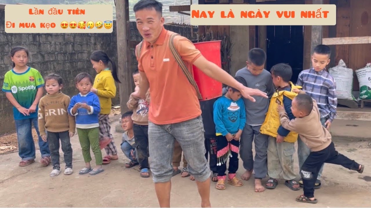 Vàng Chúng lần lấy gùi đựng kẹo ăn cho máy cu 2026
