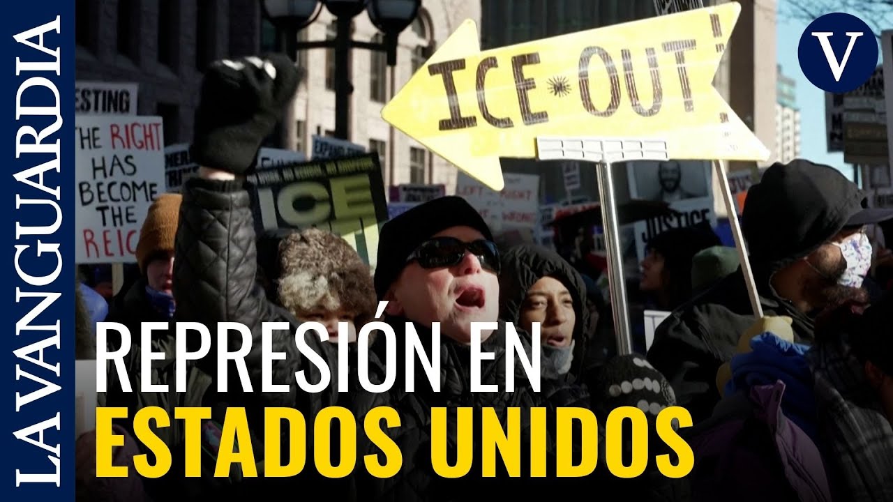Gran jornada de protesta contra el ICE en Minneapolis