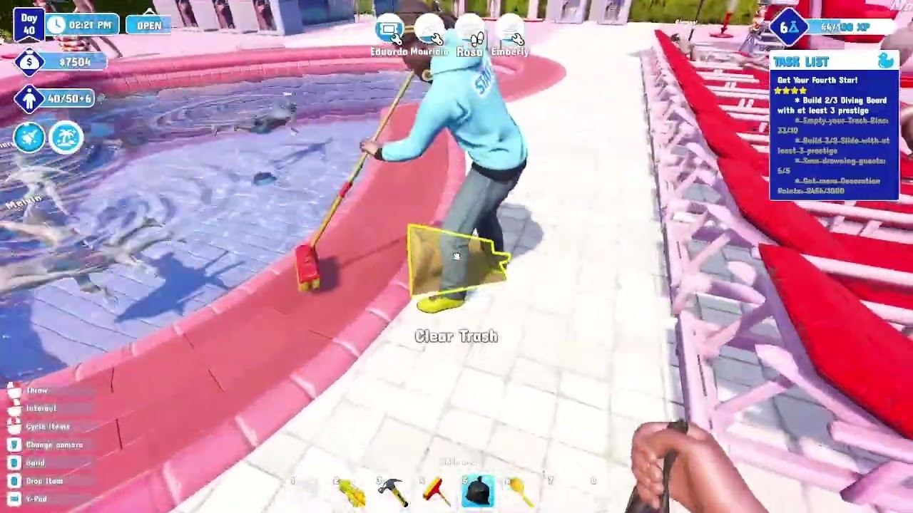 Let's Play Waterpark Simulator Part 45 #waterparksimulator #letsplay #gameplay #gaming