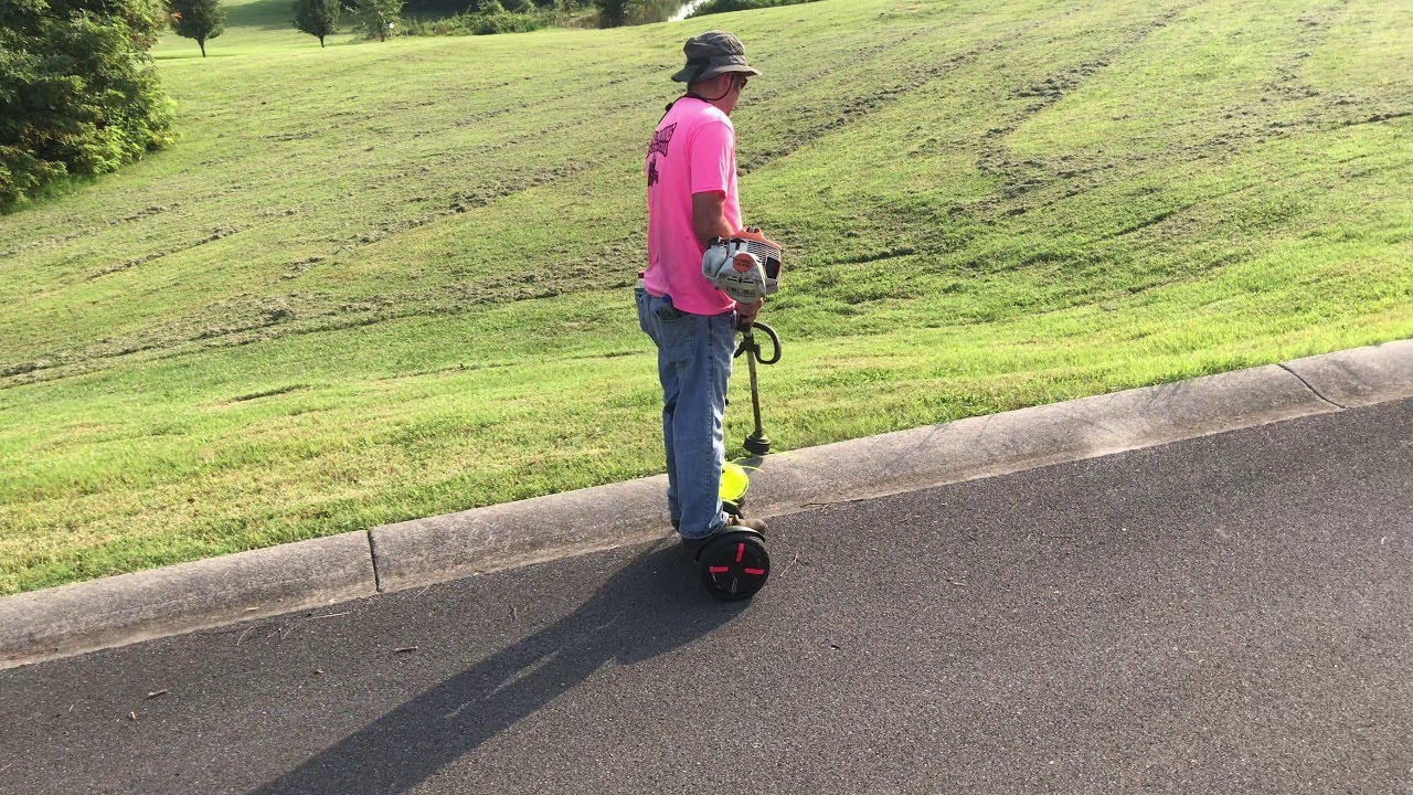 Segway Weedeating || ViralHog
