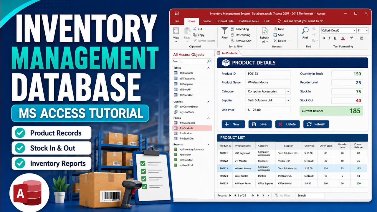 Creating an Invoice Generation Database in MS Access – Step-by-Step Tutorial