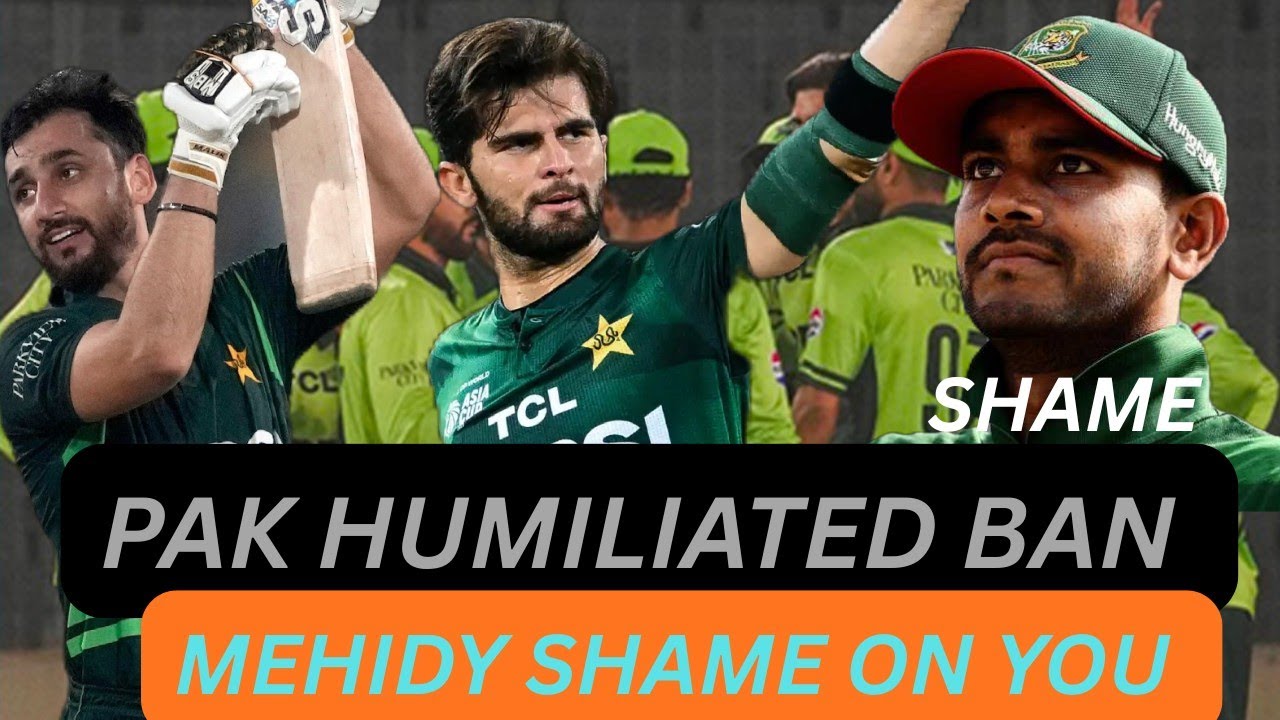 Pak Humiliated Ban|Mehidy Shame On You|