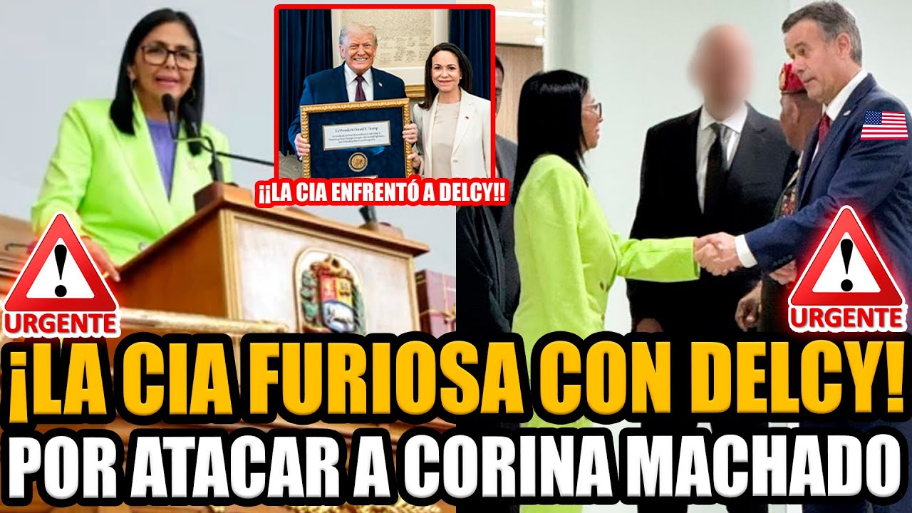 🚨LA CIA ESTALLÓ CONTRA DELCY POR CRITICAR LA REUNIÓN DE CORINA MACHADO Y TRUMP | FRAN FIJAP