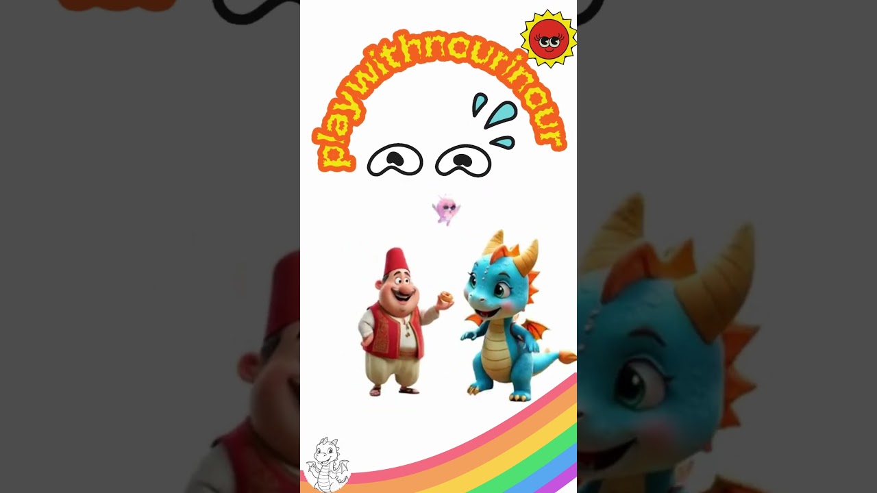 Nouri Learns Turkish! A Fun Alphabet Adventure for Kids #كرتوناطفال #animation #funny #cute #viral