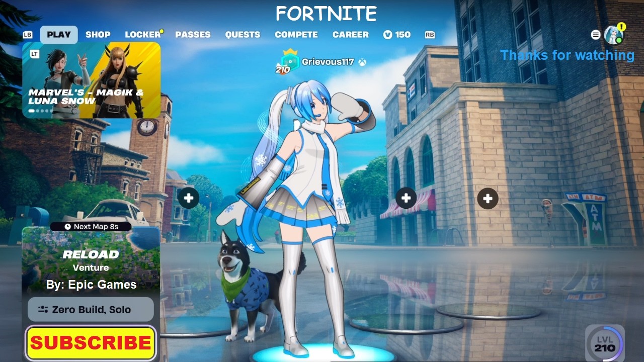 Fortnite: Snow Miku Ready for Reload