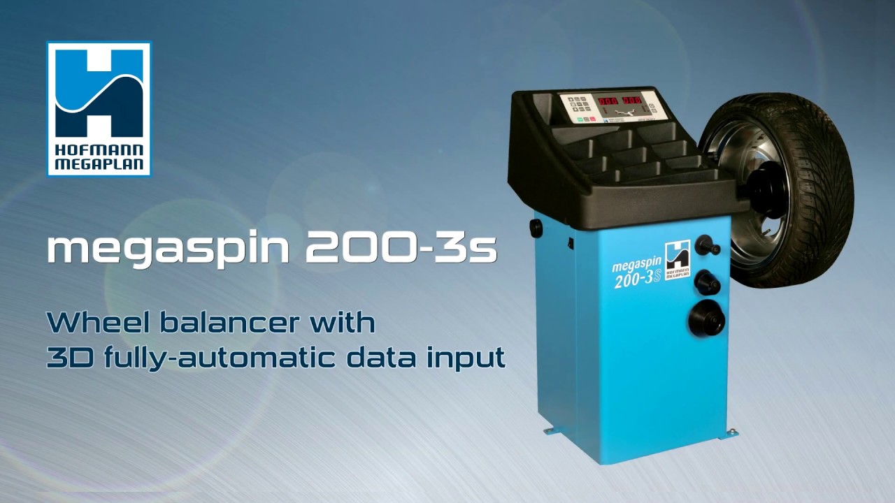 megaspin 200-3S | Now boasting 3D fully-automatic data input Wheel Balancing