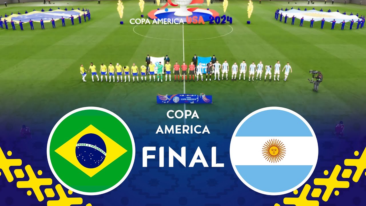 INSANE Final! BRAZIL vs ARGENTINA – Copa America 2025 Showdown | eFootball Gameplay