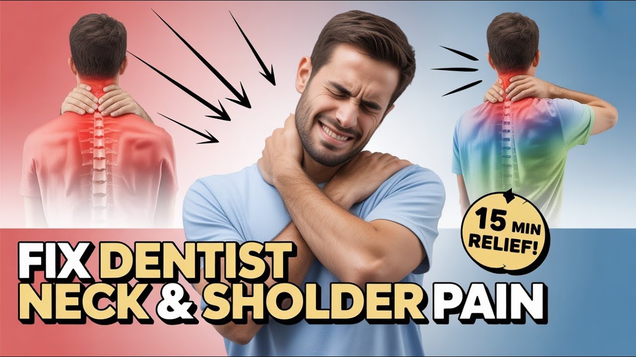 Neck & Shoulder Pain Relief Routine for Dentists | Improve Posture & Mobility Fast