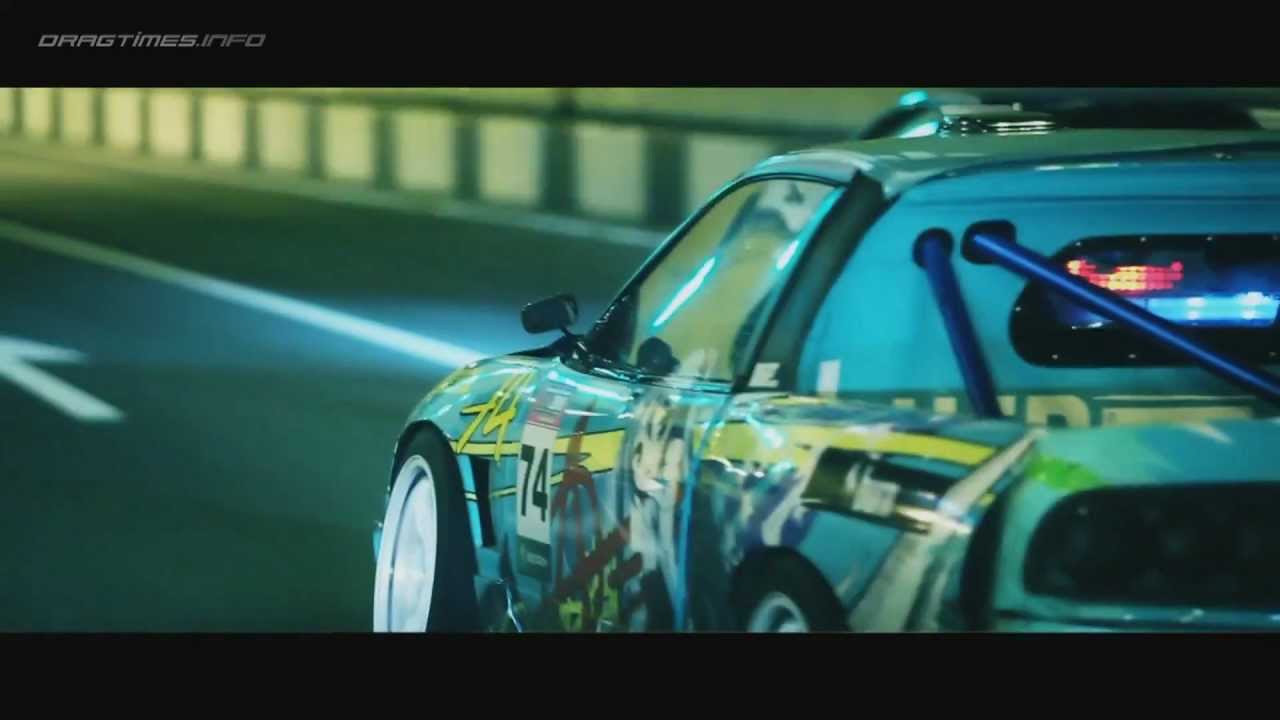 Hatsune Miku Drift Video in Moscow