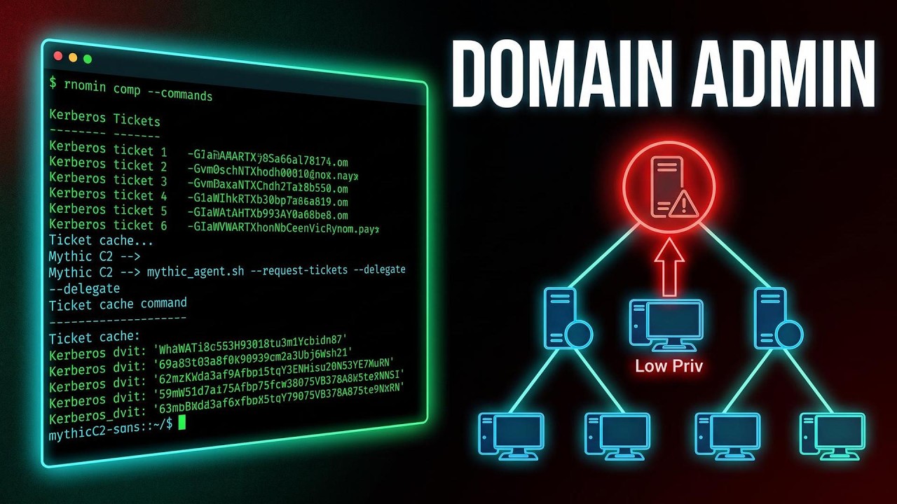 Взлом Active Directory с помощью Mythic C2: эксплуатация неконтролируемого делегирования