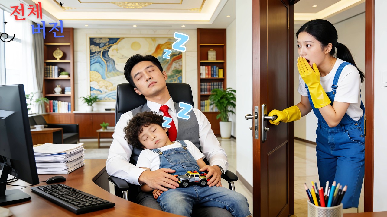 💕불쌍한 싱글맘이 아이를 데리고 출근했는데, 아이가 CEO 사무실에 몰래 들어가 같이 낮잠! 사랑의 꽃이 피었다!#cdrama #드라마 #kdrama