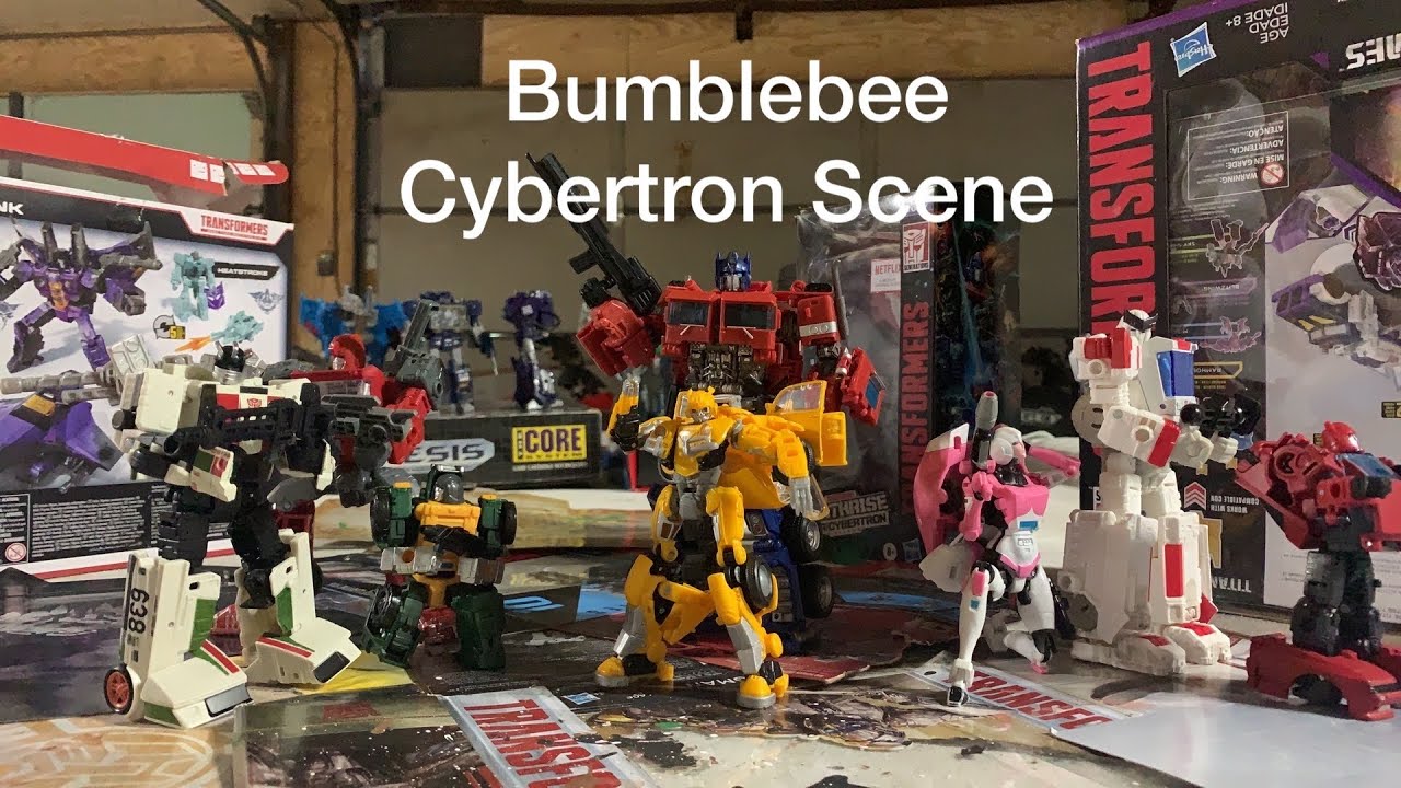 Bumblebee 2018: Cybertron Scene. Transformers Stop Motion.