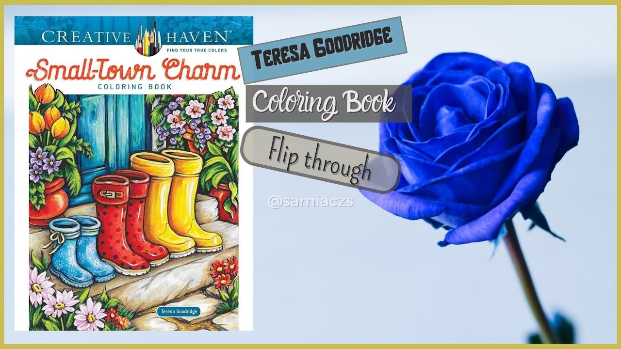 ELEGÂNCIA DE CIDADE PEQUENA - Teresa Goodridge - Creative Haven - Small-town Charm - Flip through