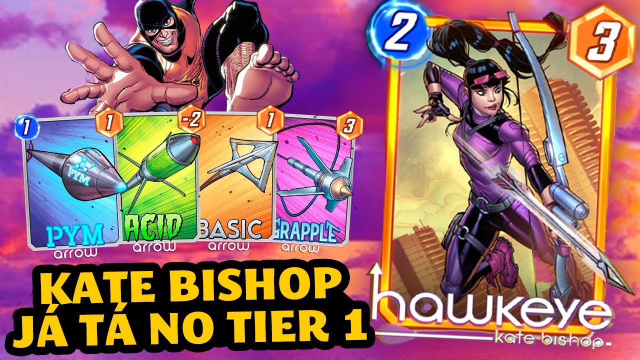 PASSANDO SUFOCO COM O DECK SUPREMO DA KATE BISHOP (deck para campeões?) |Marvel Snap