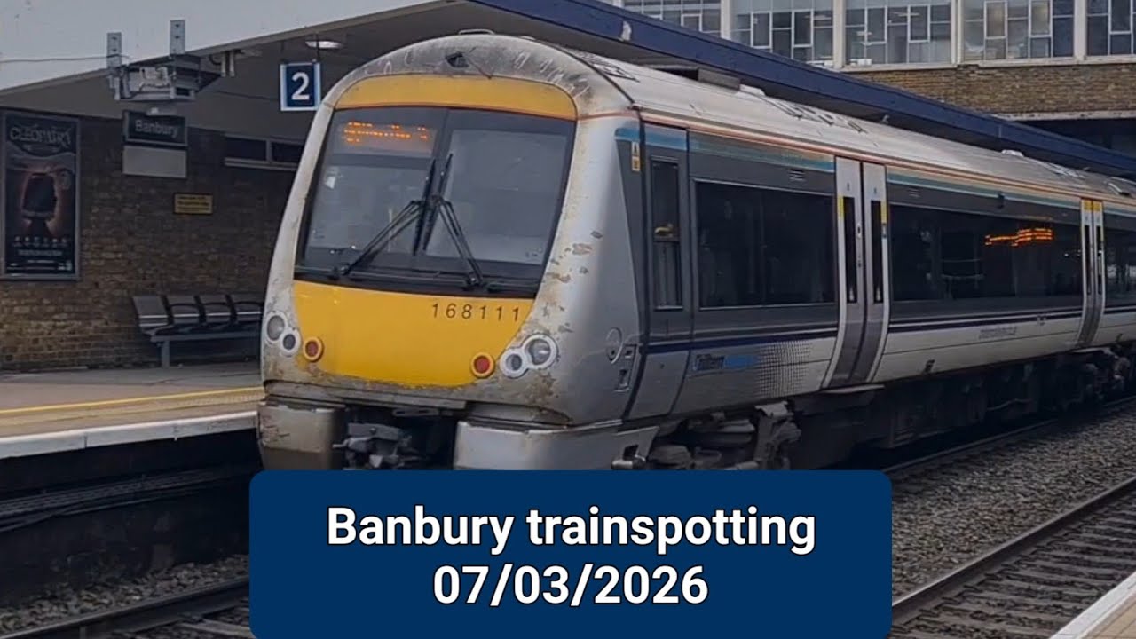 Banbury trainspotting 7th March 2026 #trainspotting #train #viral #