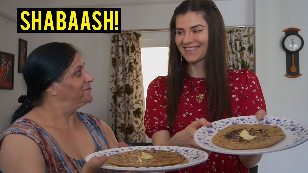 My Saas Teaches Me How to Make Paratha | India Travel Series
