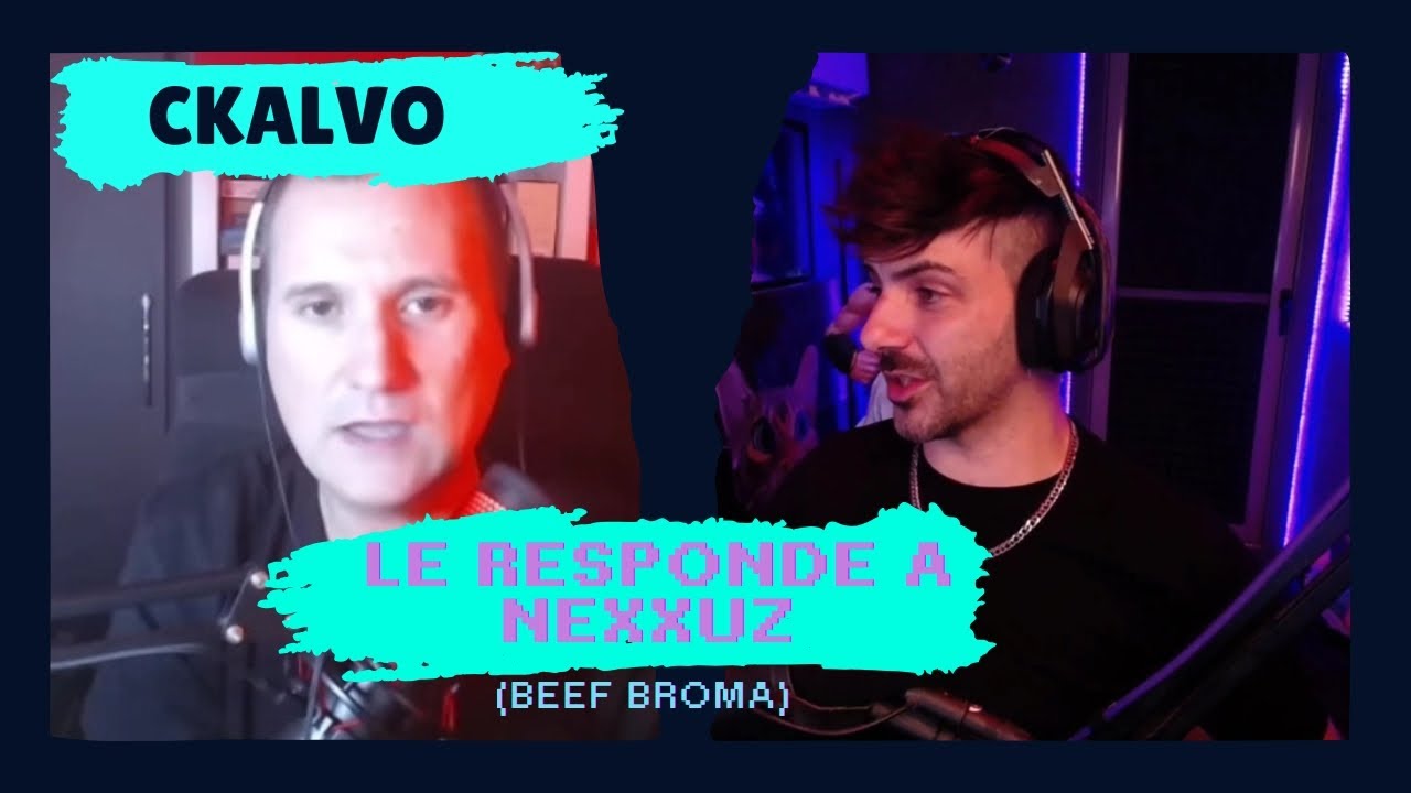 CKalvo le responde a NEXXUZ sobre no seguirlo en Twitter xD