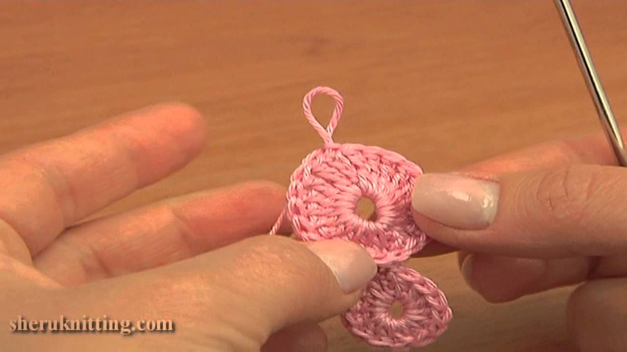 Crochet Cord Made of Rings / Crochet Bracelets Necklaces Belts