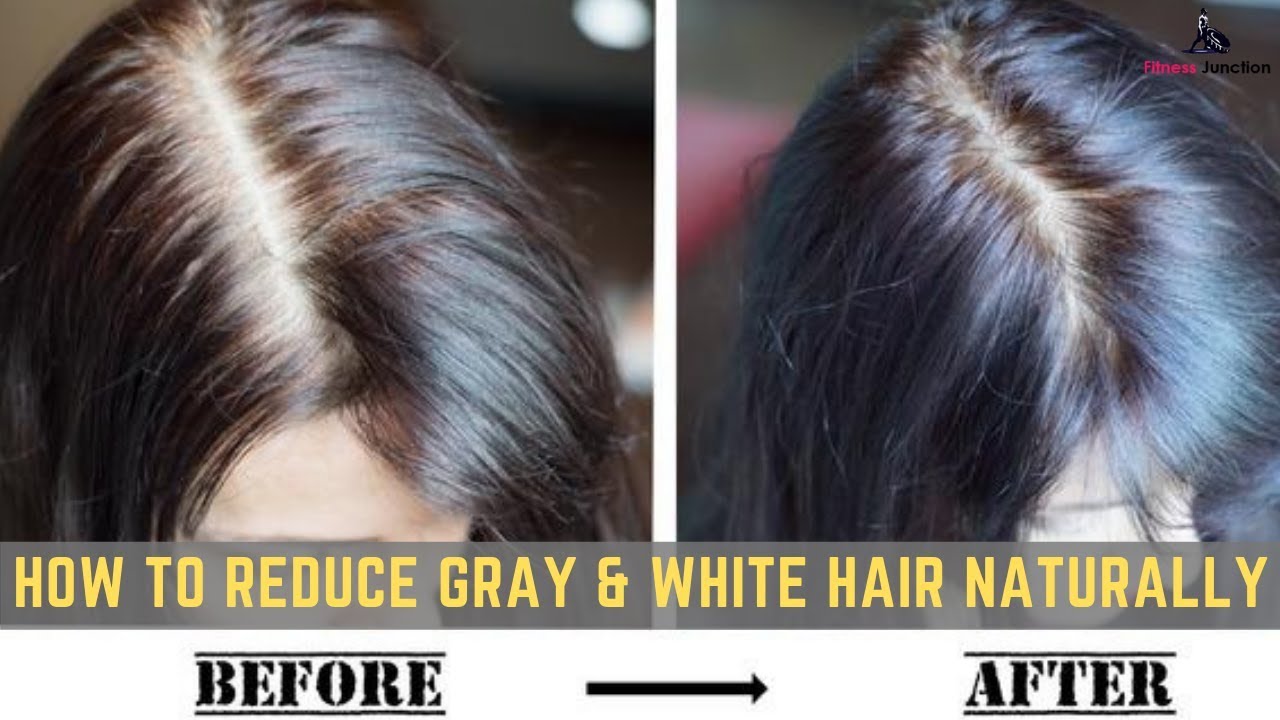How to reduce Gray & white hair naturally.