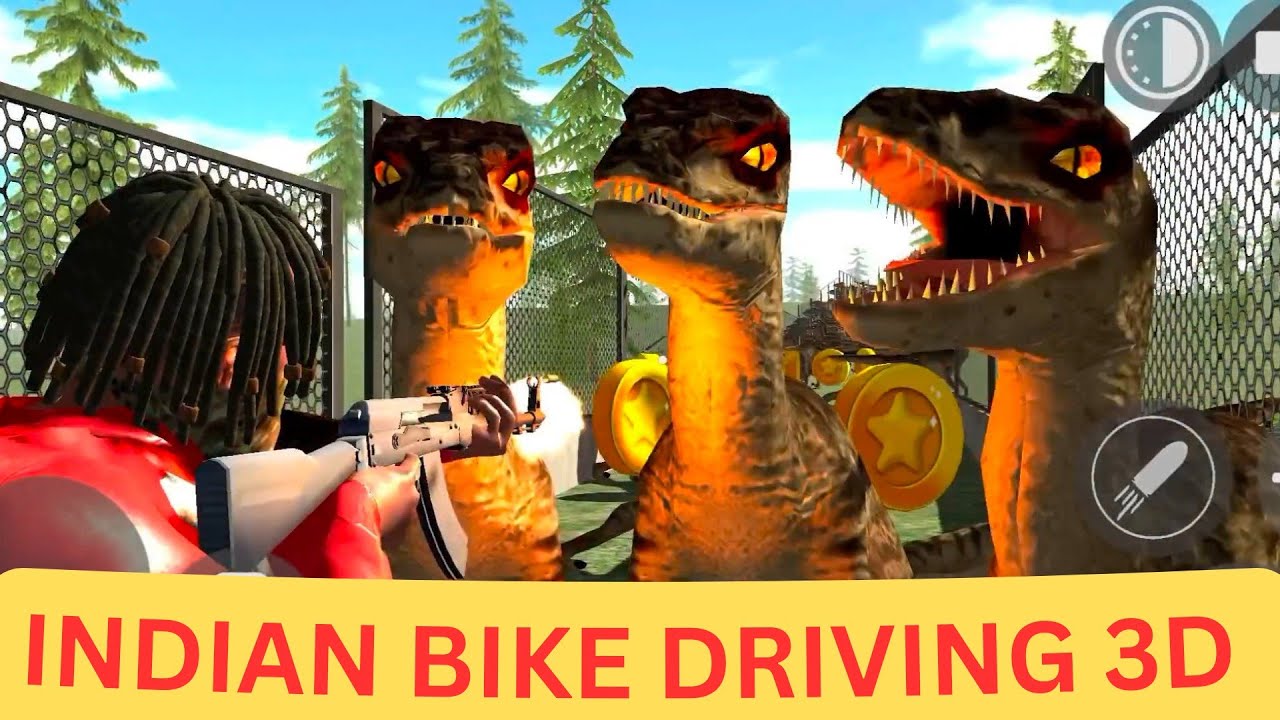 Dinosaur 🦖 Mission Coplet (INDIAN BIKE DRIVING 3D)
