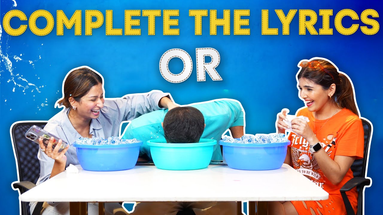 COMPLETE THE LYRICS CHALLENGE W/ @unnatimalharkar @AshiKhanna