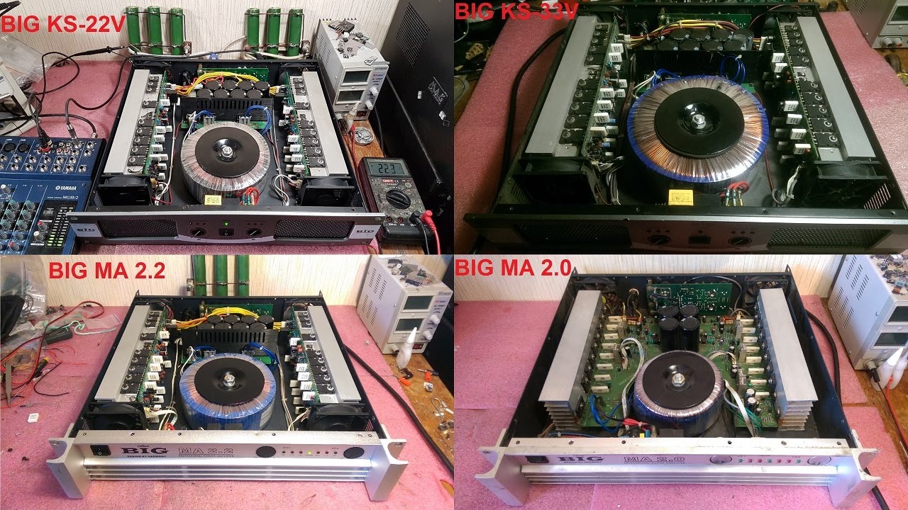 Ремонт усилителя Big KS-22V, Big KS-33V, Big MA 2.0, Big MA 2.2. Ремонт усилителей Киев