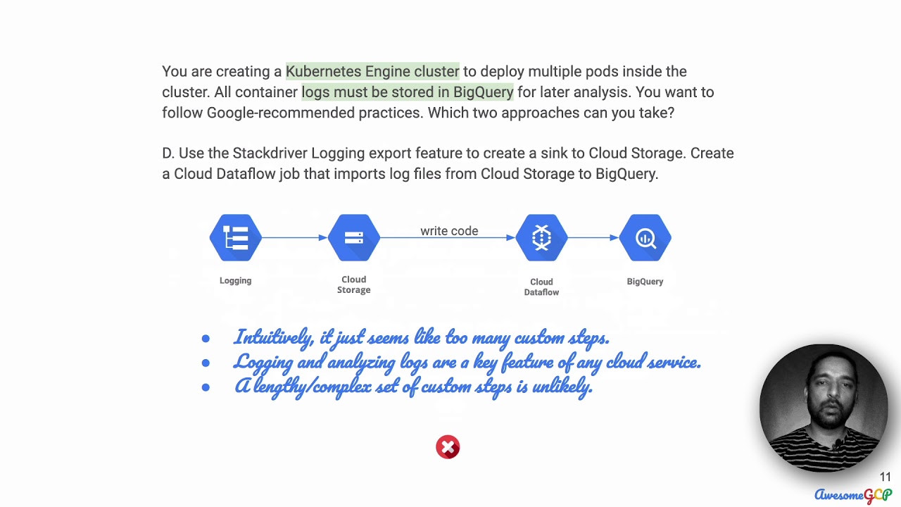 ACE-9, специалист GCP по облачным технологиям — ведение журналов, мониторинг, Stackdriver, экспор...