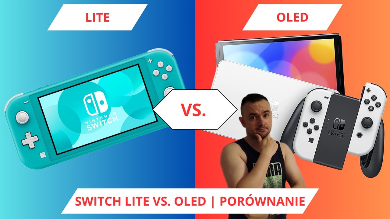 Switch LITE vs. Switch OLED | Por&oacute;wnanie | Kt&oacute;rą Konsolę Wybrać?