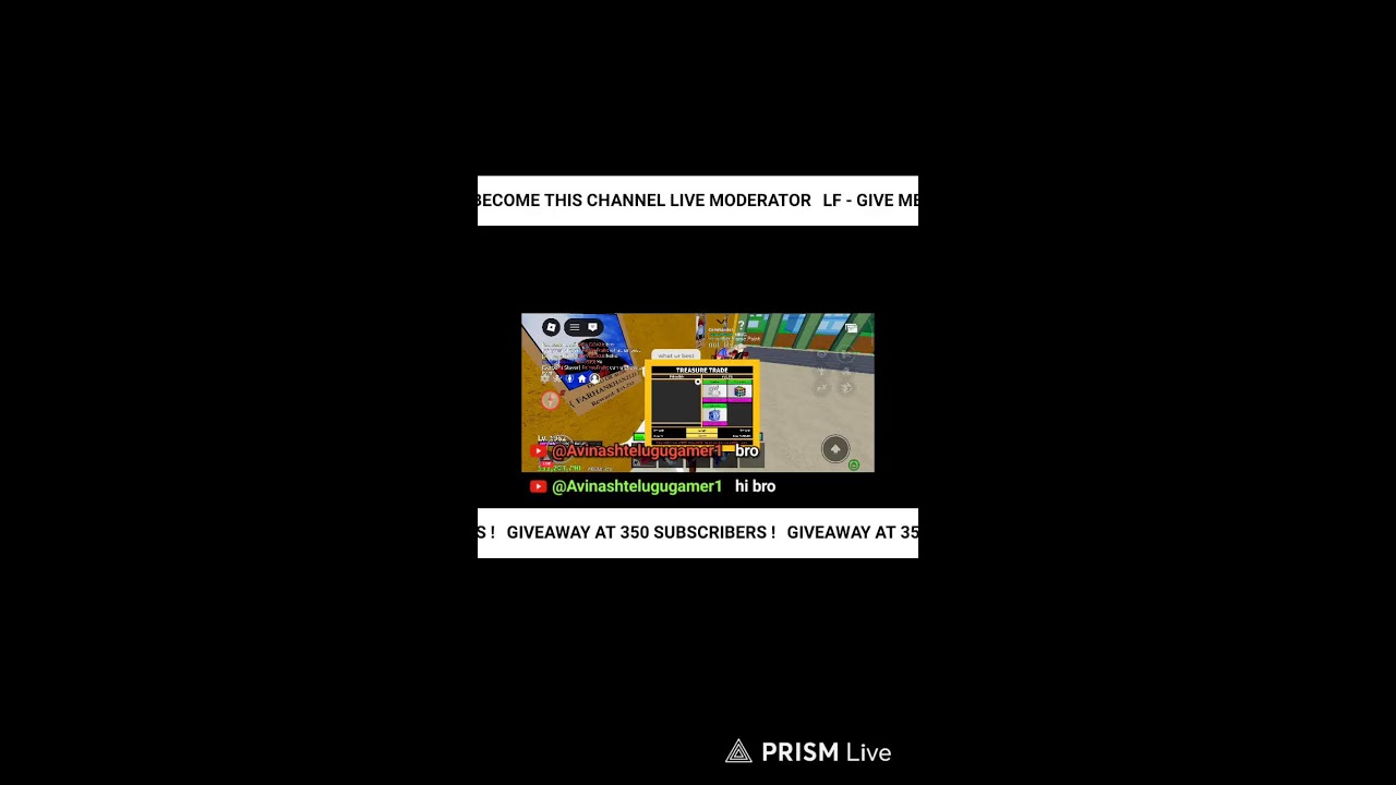 Live streaming of PrimeRblxx