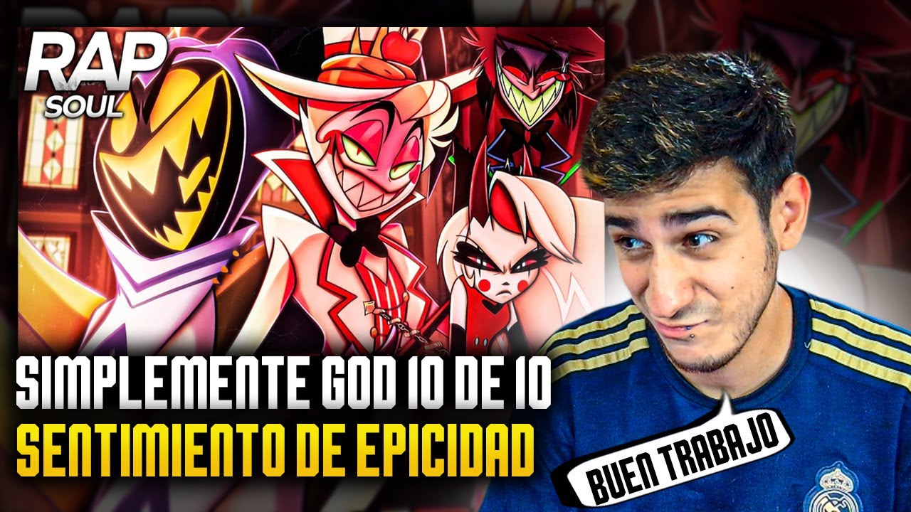 REACCIONANDO a HAZBIN HOTEL RAP (Season 1) - Adán Vs Lucifer | SoulRap