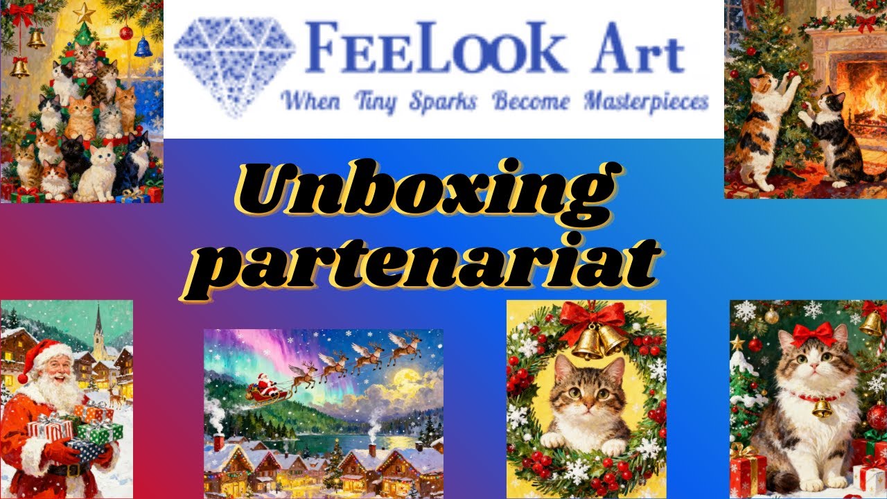 Unboxing partenariat Feelook Art #partenariat #feelookart #diamondpainting #arttherapy #collab
