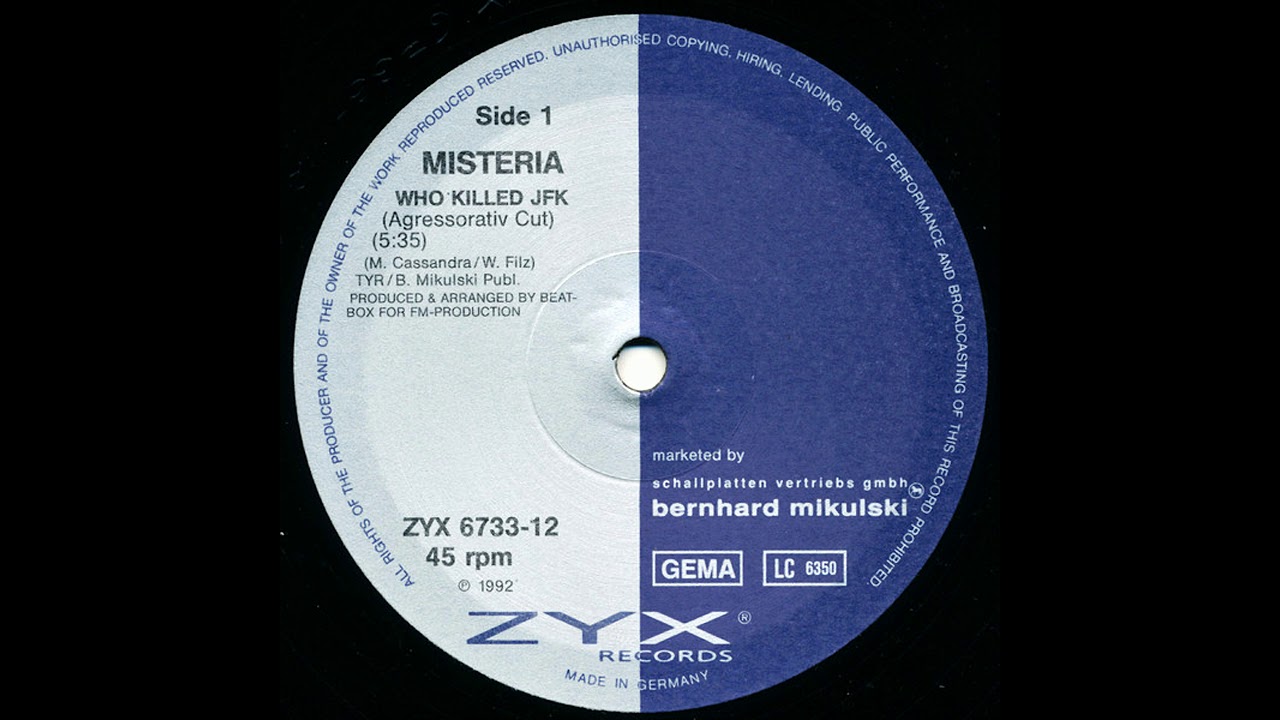 Misteria - Who Killed JFK (Agressorativ Cut) (1992)
