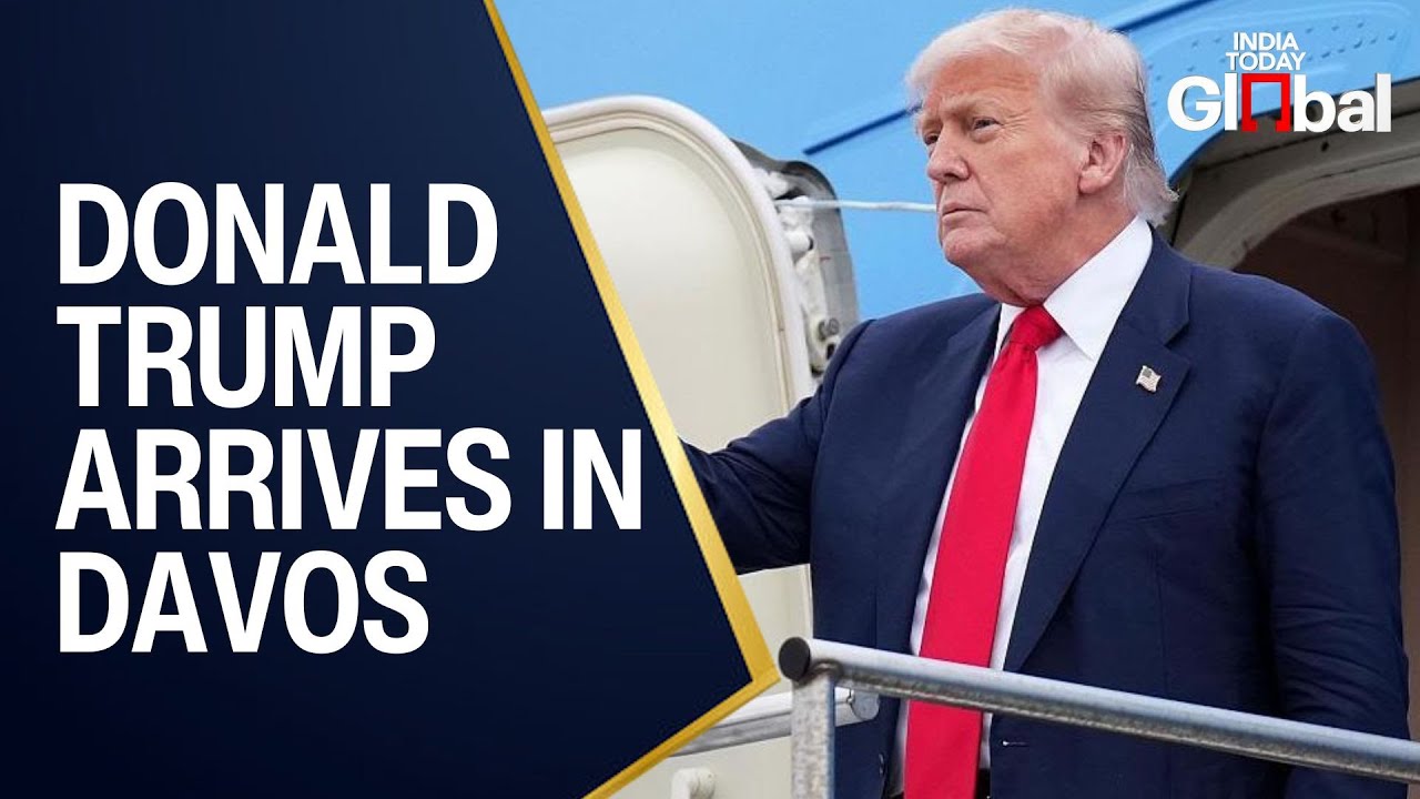LIVE NOW: President Trump Touches Down in Davos for WEF