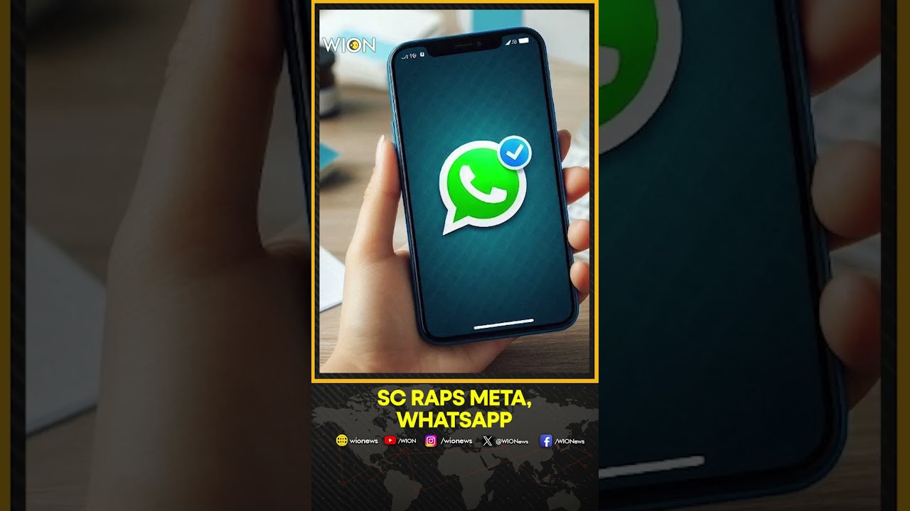 India: Supreme Court Slams Meta, WhatsApp Over Data Privacy | WION SHORTS