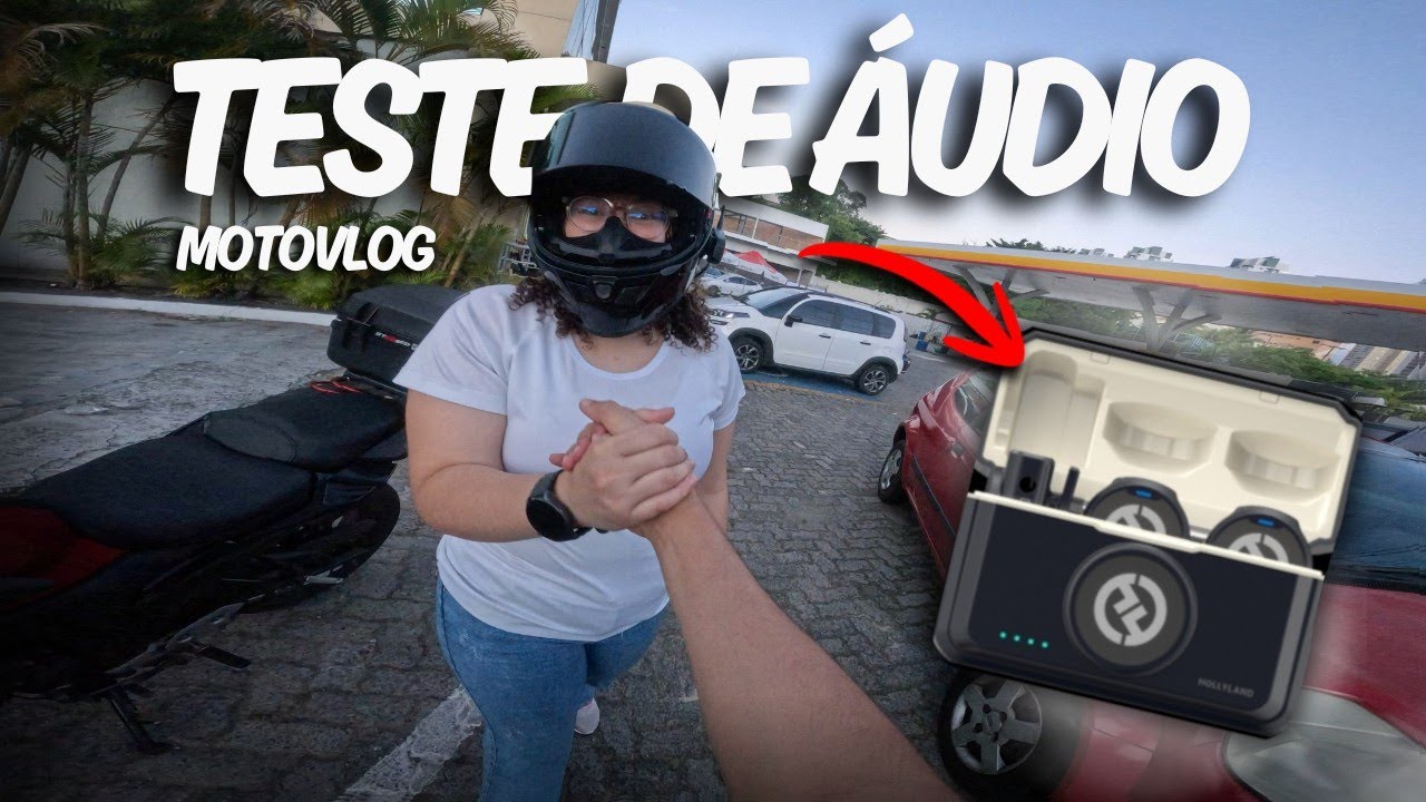 TESTANDO O HOLLYLAND LARK M2 - MOTOVLOG COM GARUPA