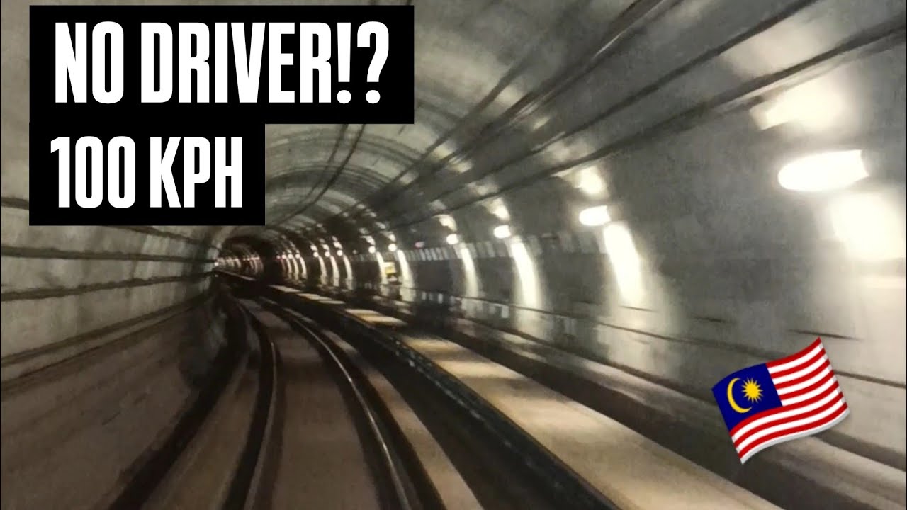 NO DRIVER?! 100km/h through the KL Underground 😱 | KUALA LUMPUR SUBWAY (MRT KAJANG LINE)