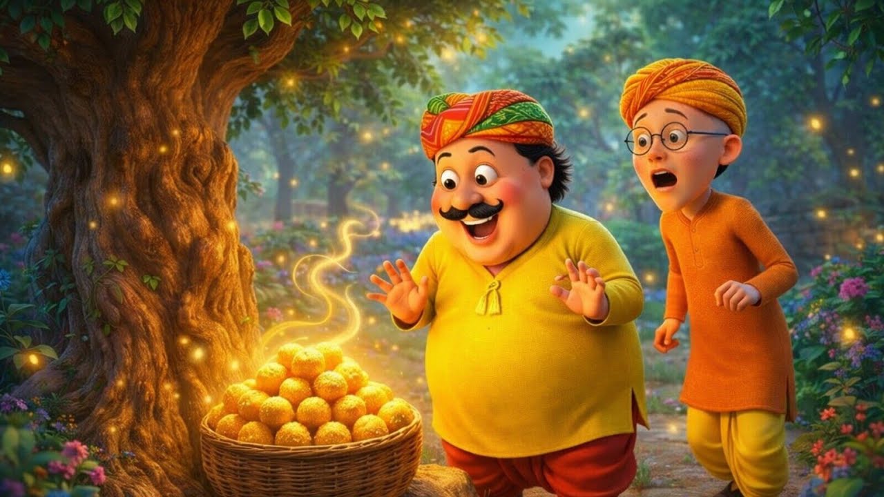 Motu Patlu Aur Jaadui Ped Ka Rahasya 🌳✨ |❤#ai #viral #cartoon