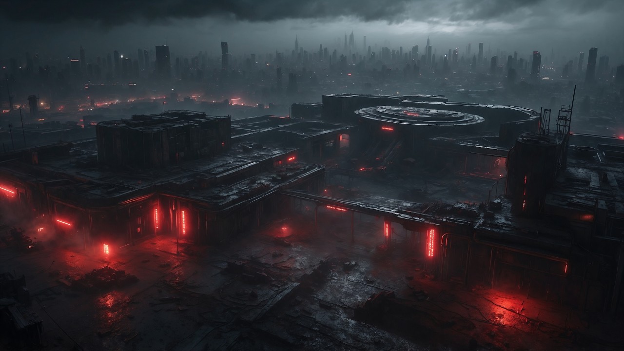 Post apocalyptic ambient rain music for sleep, study, meditation, and relaxation