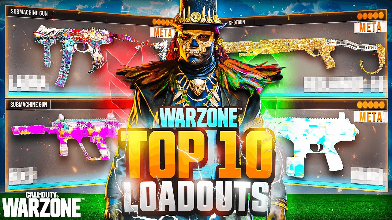 TOP 10 *BROKEN* META Loadouts in Warzone