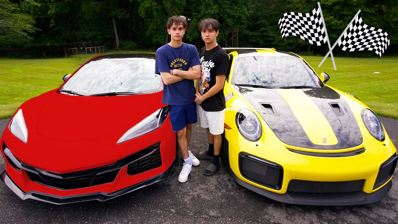 МЫ ГОНИЛИ! (Corvette Z06 2023 года против Porsche 911 GT2 RS)