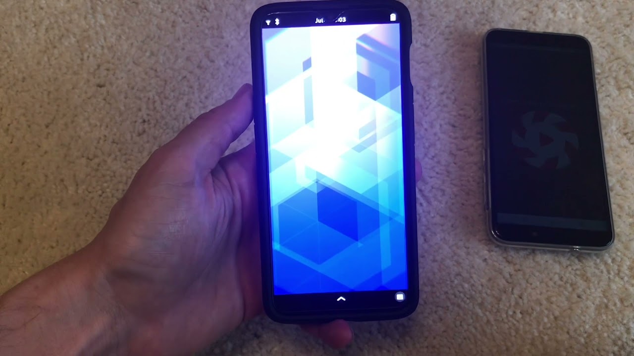 Oneplus 6t running Linux Mobian
