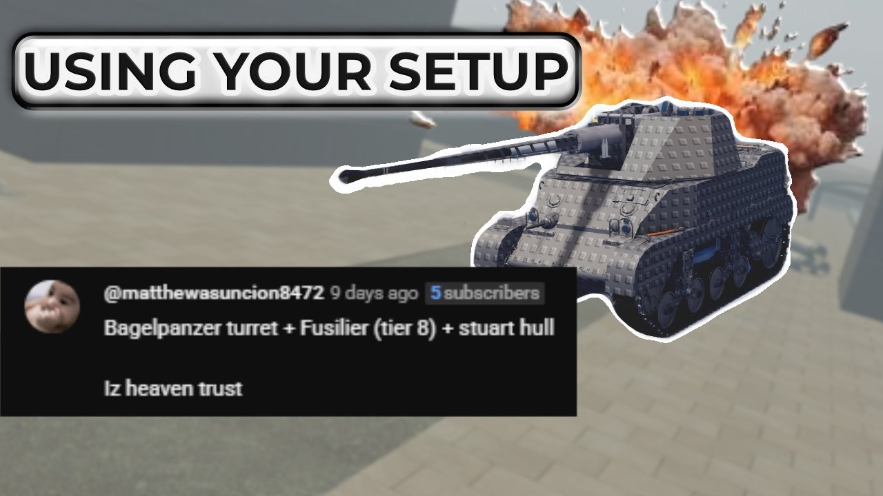 Cursed Tank Simulator But Using Your Setup (IT's INSANE)