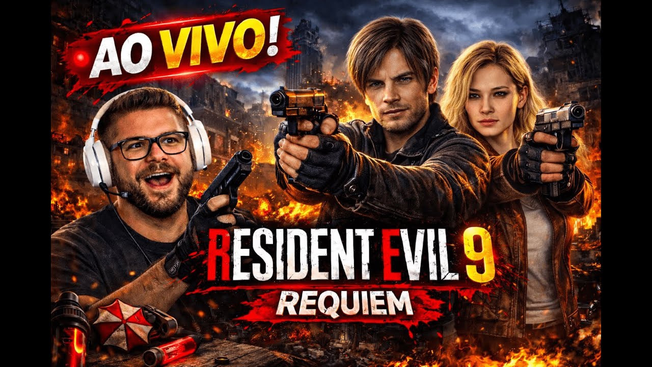 RESIDENT EVIL 9 (RE REQUIEM) | GAMEPLAY AO VIVO | INICIO DO GAME | SEM SPOILER