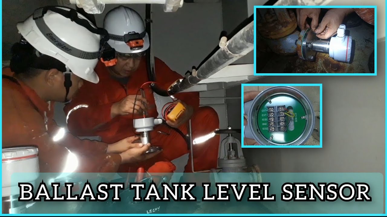 Ballast Tank Level Sensor | Pressure Transmitters inside ship's pipe tunnel.