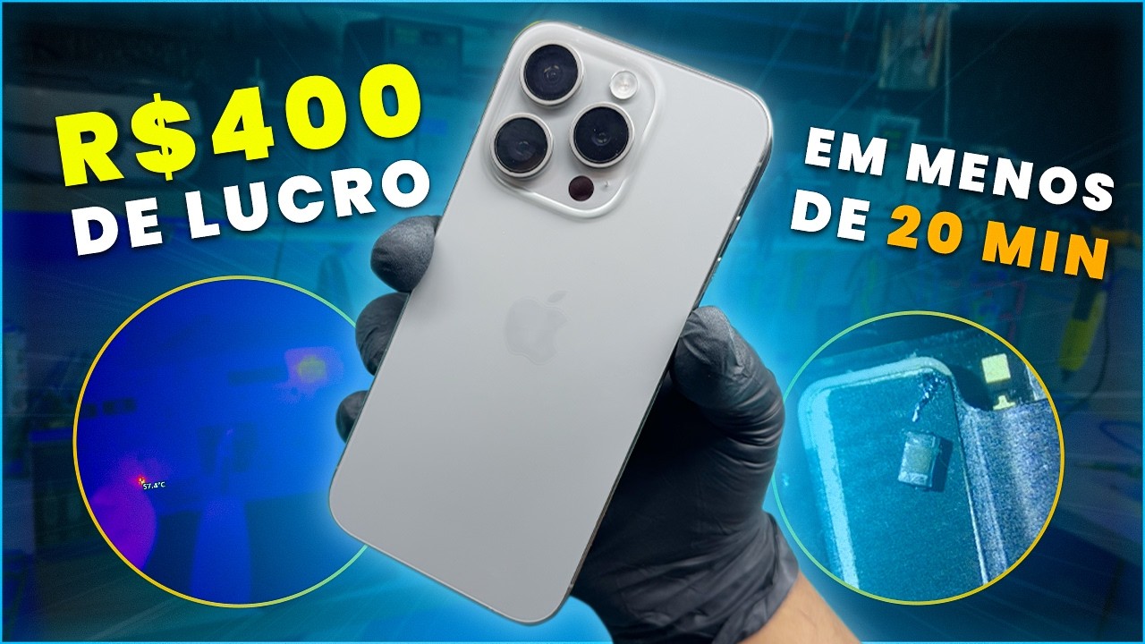 iPhone 15 Pro Não Liga! (Reparo Completo)