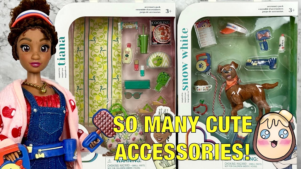 Disney ily 4ever Fashion Dolls Princess Tiana and Snow White Accessory Packs Full Unboxing + Review