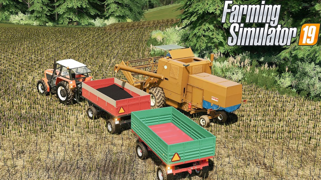 FS 19 |OLD FARM| Rape harvesting. Concrete money. | Timelapse #75